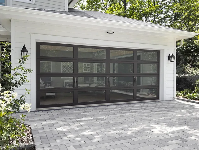 Watertown Garage Door Repair design specialist presenting custom garage door options to Watertown homeowner