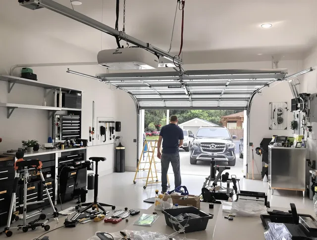Garage door opener installation by Watertown Garage Door Repair in Watertown