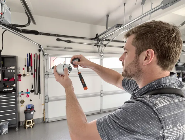 Garage door opener repair service by Watertown Garage Door Repair in Watertown