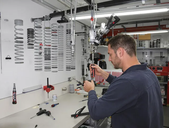 Watertown Garage Door Repair safety certified technician performing precision spring replacement in Watertown